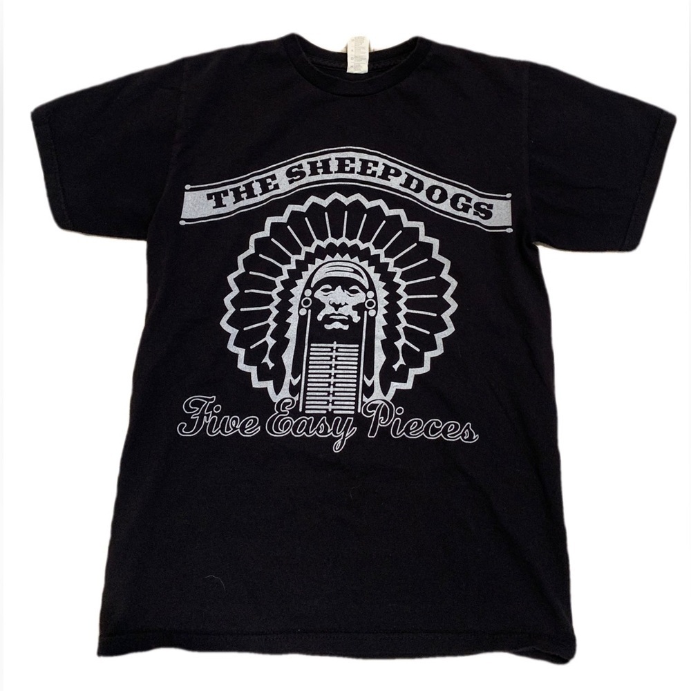 The Sheepdogs "Five Easy Pieces" Band T-Shirt - Black, Size S